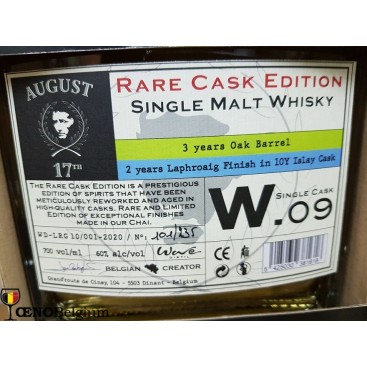 August 17th Rare Cask Edition Laphroaig 10